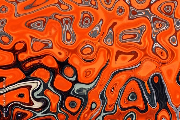 Obraz Farbfluss in Rot