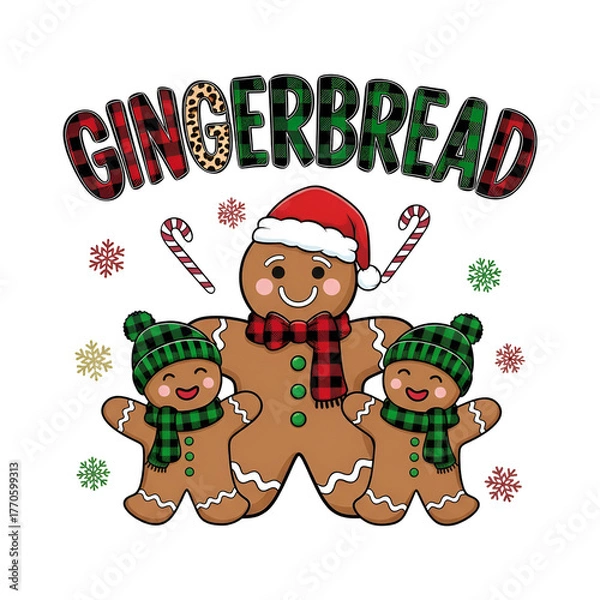 Obraz Merry Christmas gingerbread