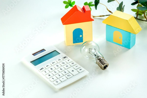 Obraz 電気代・光熱費イメージ
