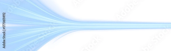 Fototapeta  Light trail wave, fire path trace line, car lights, optic fiber and incandescence curve twirl. Luminous blue neon waves PNG.	