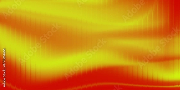 Fototapeta A Vivid Abstract Background Featuring Flowing Waves of Vibrant Yellow and Fiery Red Hues With Subtle Vertical Textures