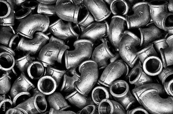 Obraz Cano de metal curva