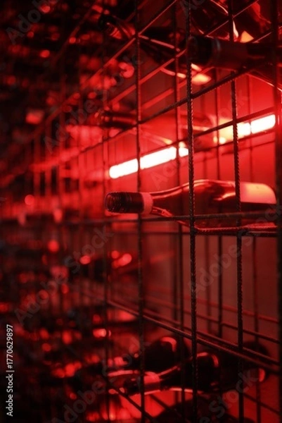 Obraz red and white lights