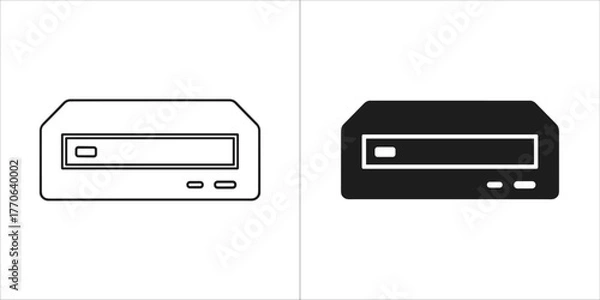 Fototapeta Computer server icon