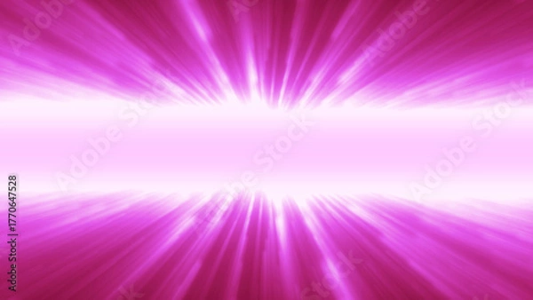 Fototapeta Pink Energy Explosion Background with Chaotic Frame Vibrant Light Burst Firework Dawn of love Effect Colorful Rays from Center Perfect Poster for Holiday St. Valentine Comics Advertising Business 
