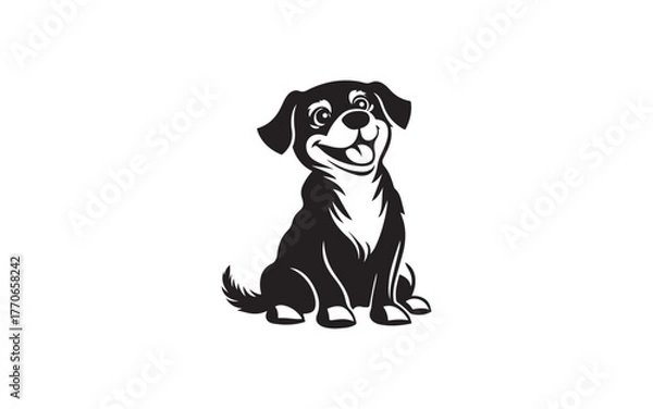 Fototapeta vector image of a dog