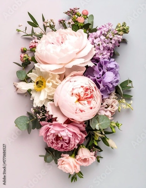 Obraz Pastel floral arrangement