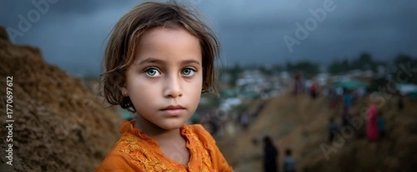 Fototapeta The devastating impacts affect millions urgently needing critical international aid and support