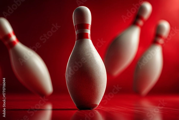 Fototapeta bowling ball striking