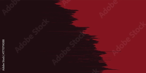 Fototapeta abstract black background with red grunge background texture in modern art design layout, pink burgundy background in elegant vintage background faded color, red paper texture grungy horror