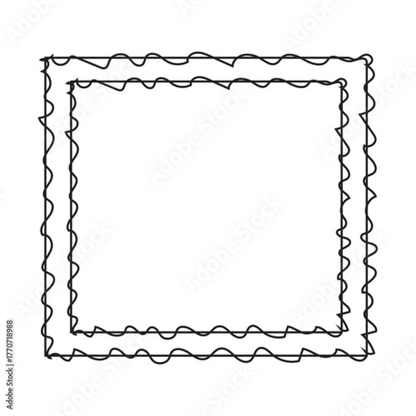 Fototapeta vector frame with a border