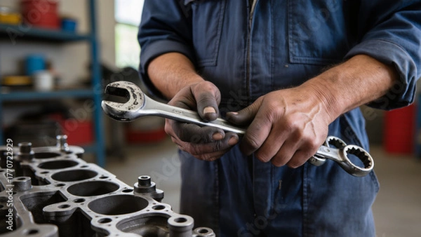 Fototapeta plumber at work