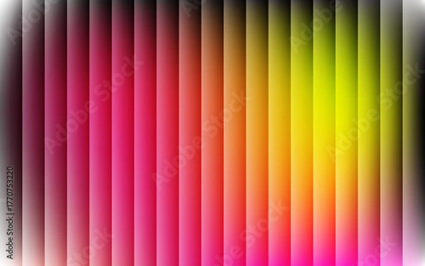 Fototapeta Vibrant gradient stripes with a soft glow effect