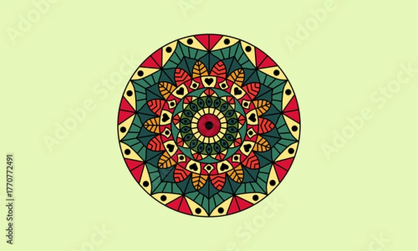 Obraz Mandala Creative Elegant Colorful background