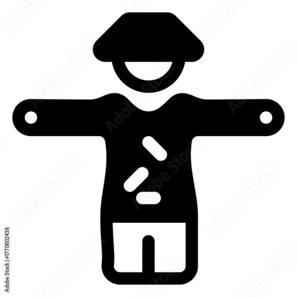 Fototapeta Scarecrow icon