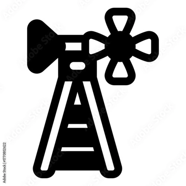 Fototapeta Weather vane icon