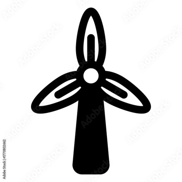 Fototapeta Windmill icon