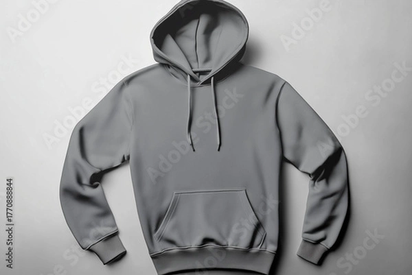 Obraz grey hoodie on grey background 