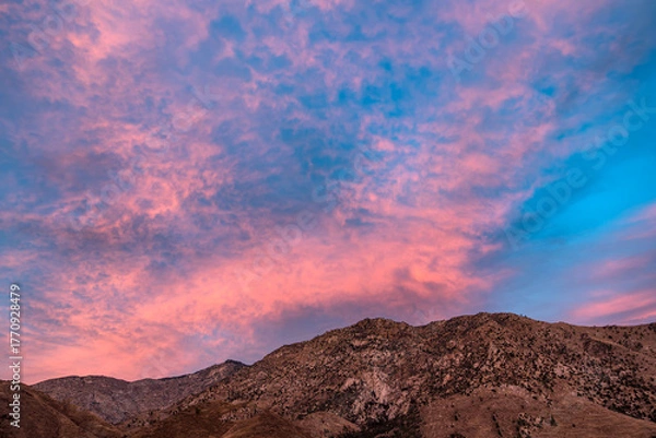 Fototapeta YellowJacket Peak Sunset 5