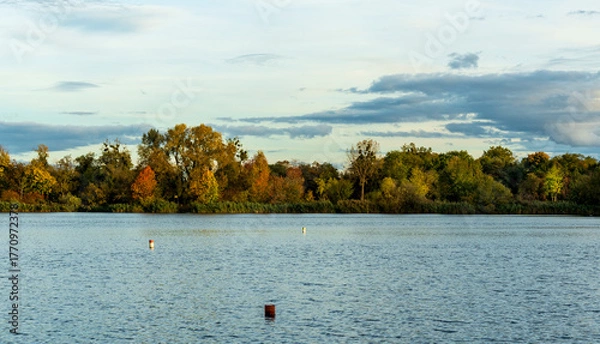 Fototapeta Couleurs d’automne au cœur de Strasbourg