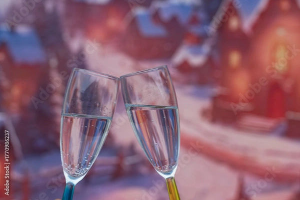 Fototapeta on trinque