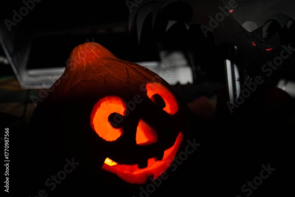 Fototapeta halloween pumpkin