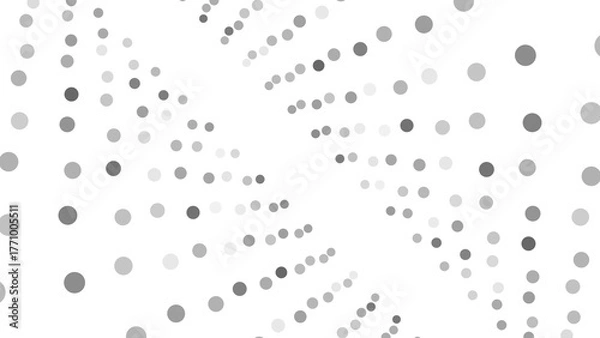 Fototapeta black and white dots.Abstract background pattern. Grey and white backdrop