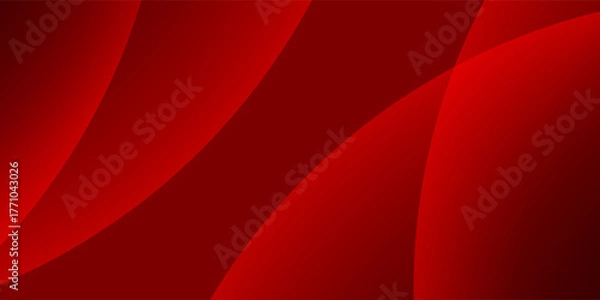 Obraz abstract red background with circle element. red wavy background.