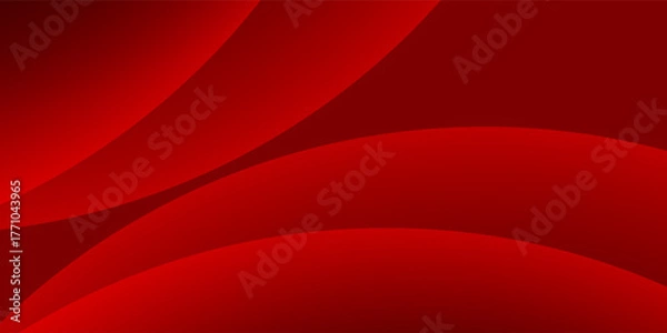 Fototapeta abstract red background with circle element. red wavy background.