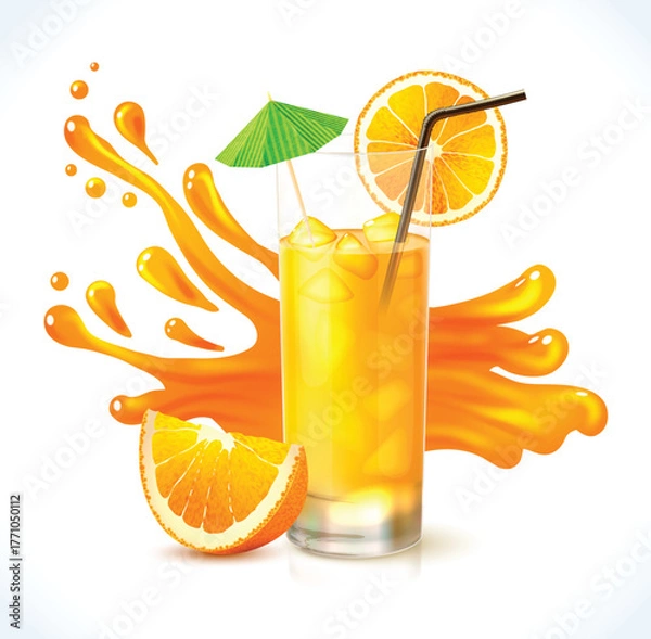 Obraz Orange juice