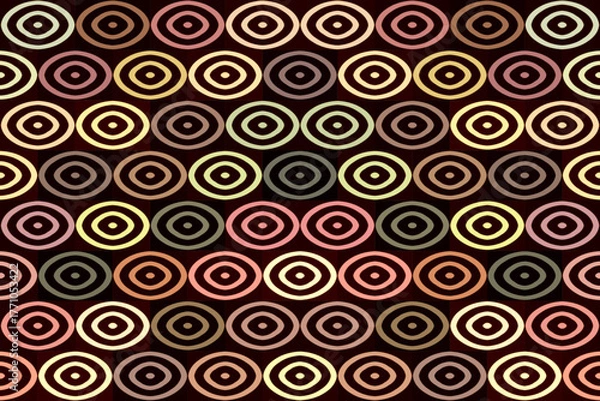 Obraz abstract seamless pattern with circles