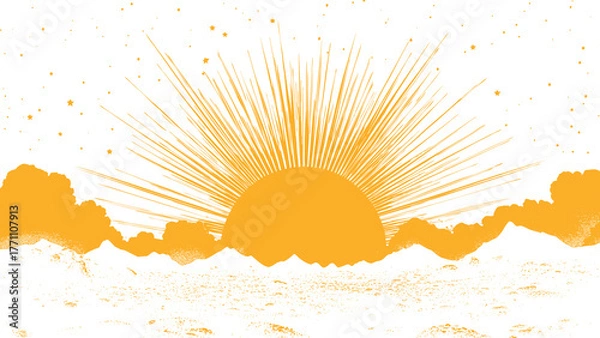 Fototapeta Sunburst patterns