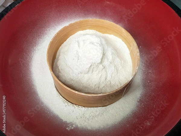 Fototapeta そば粉ふるい