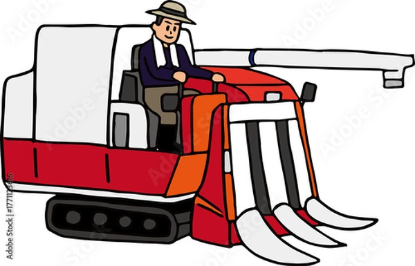 Fototapeta コンバイン