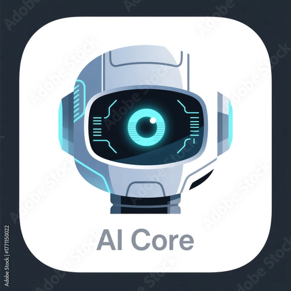 Obraz GPT APP Icon. Artificial intelligence Vector Graphic