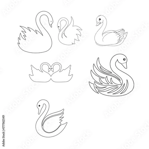 Fototapeta Mother Duck with Ducklings 