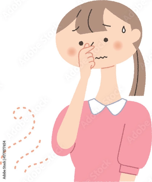 Obraz 悪臭が気になる女性