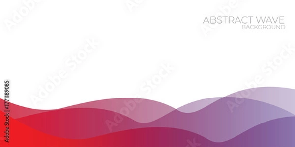 Obraz abstract pink background with waves