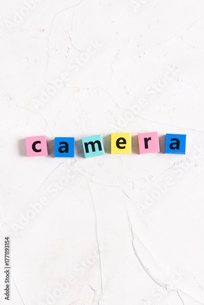 Obraz camera（カメラ）の英字