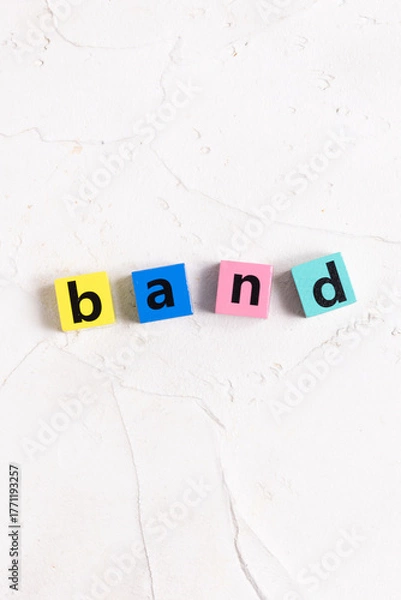 Obraz band（バンド）の英字