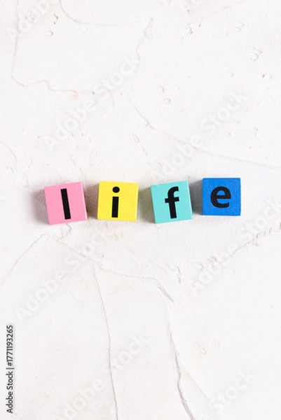 Obraz Life（人生）の英字
