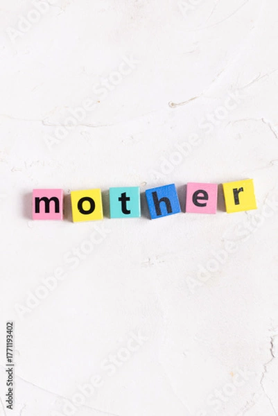 Obraz mother（母）の英字