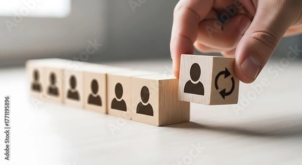 Obraz key to success in the office