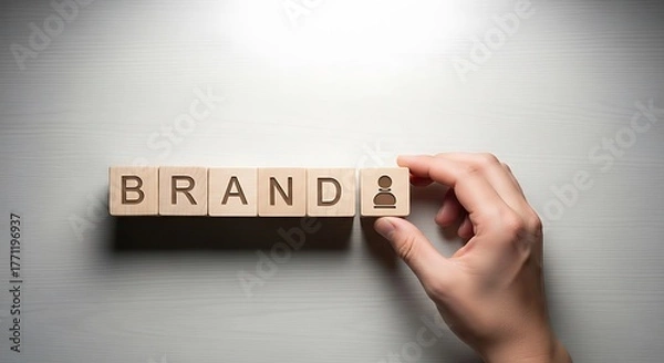 Fototapeta hand holding a word help