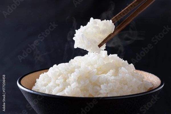 Fototapeta 炊きたてのごはん