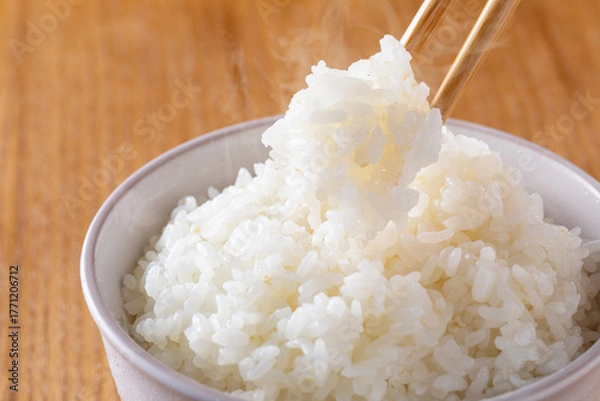 Fototapeta 炊きたてのごはん