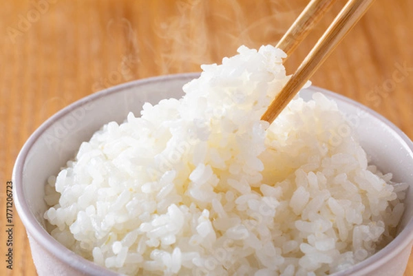 Fototapeta 炊きたてのごはん
