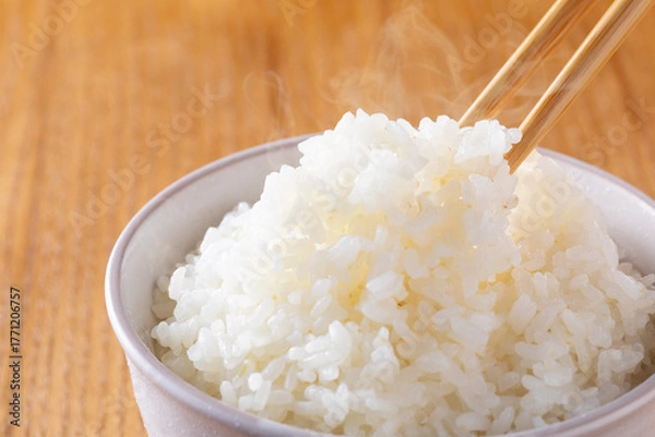 Fototapeta 炊きたてのごはん