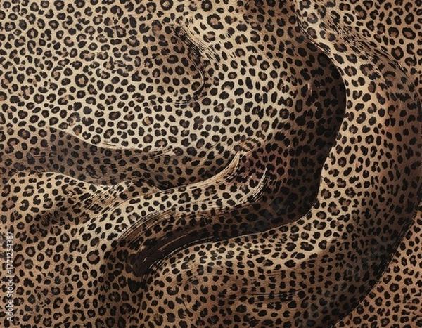 Obraz abstract leopard print texture design	