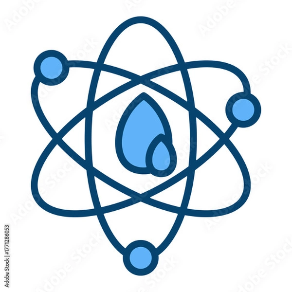 Fototapeta Water Single Icon Vector Collection 